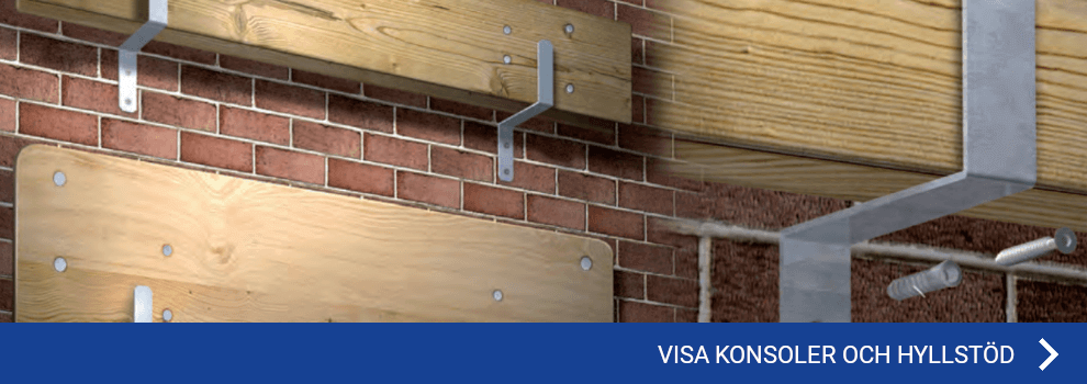 VISA KONSOLER OCH HYLLSTÖD